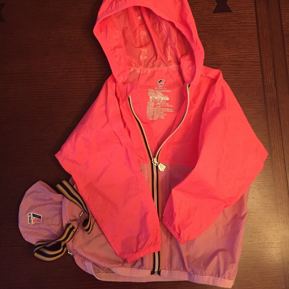 K-Way for Crewcuts Windbreaker Girls Size 4Y